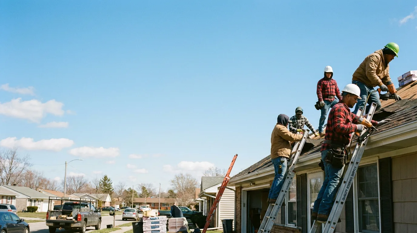 Roofing in Paloma, IL near me